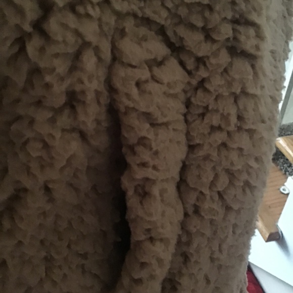 Gorgeous caramel teddy midi coat,oversized slouch fit - Picture 9 of 10